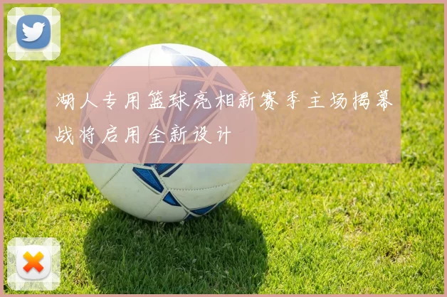 湖人专用篮球亮相新赛季主场揭幕战将启用全新设计