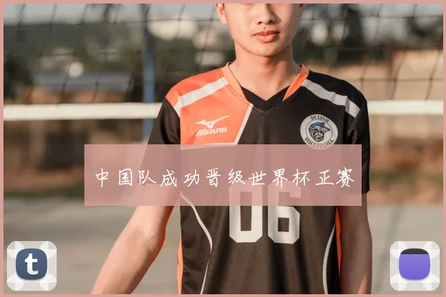 中国队成功晋级世界杯正赛